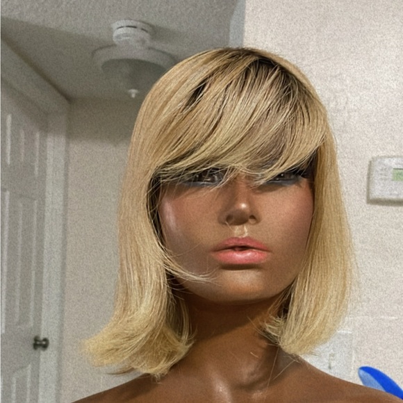 Human blend wig - Picture 4 of 9